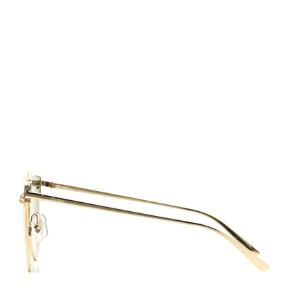 Cartier Panthere De Cartier Cat Eye Sunglasses Gold 2 of 7