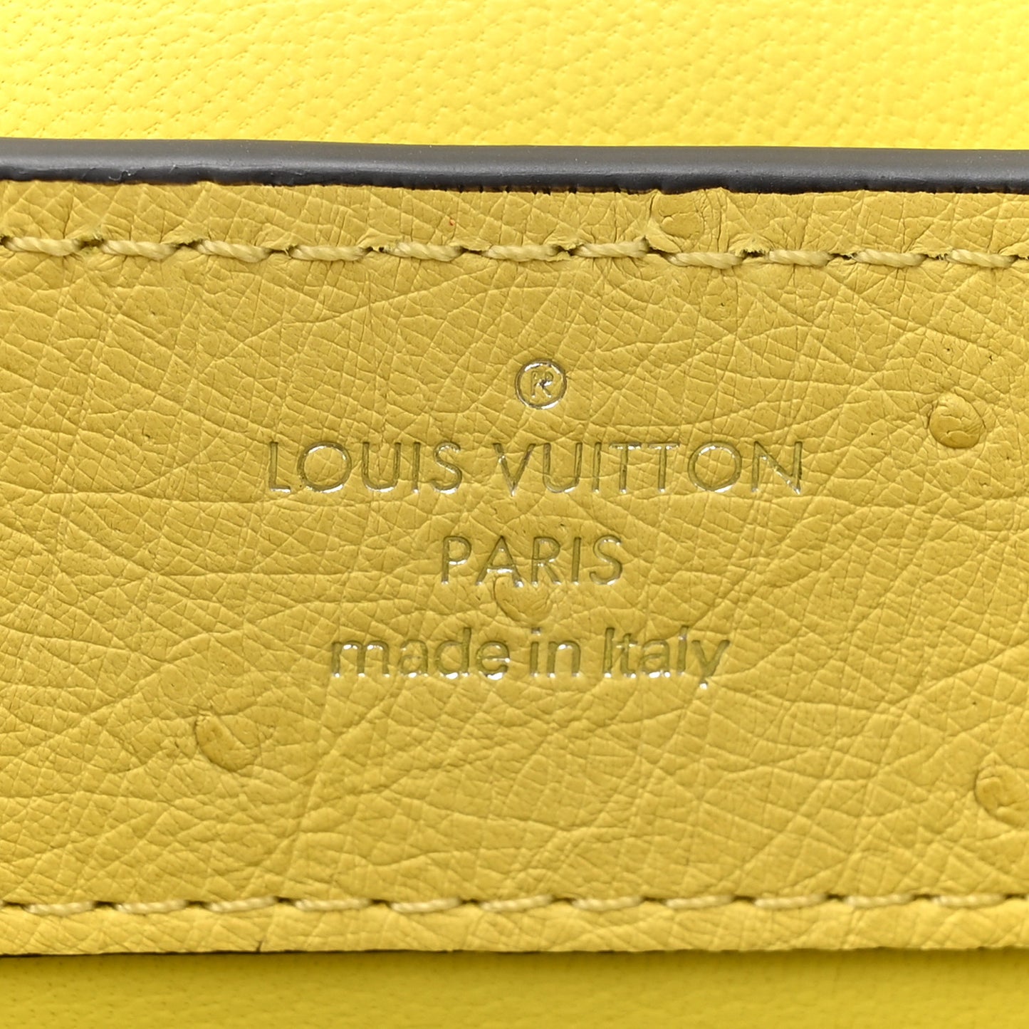 Ostrich Capucines Mini Yellow