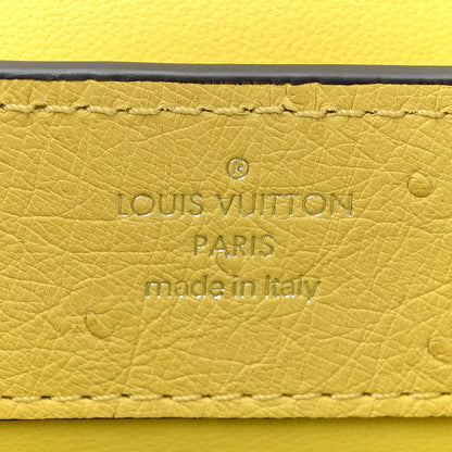 Louis Vuitton Ostrich Capucines Mini Yellow 6 of 11