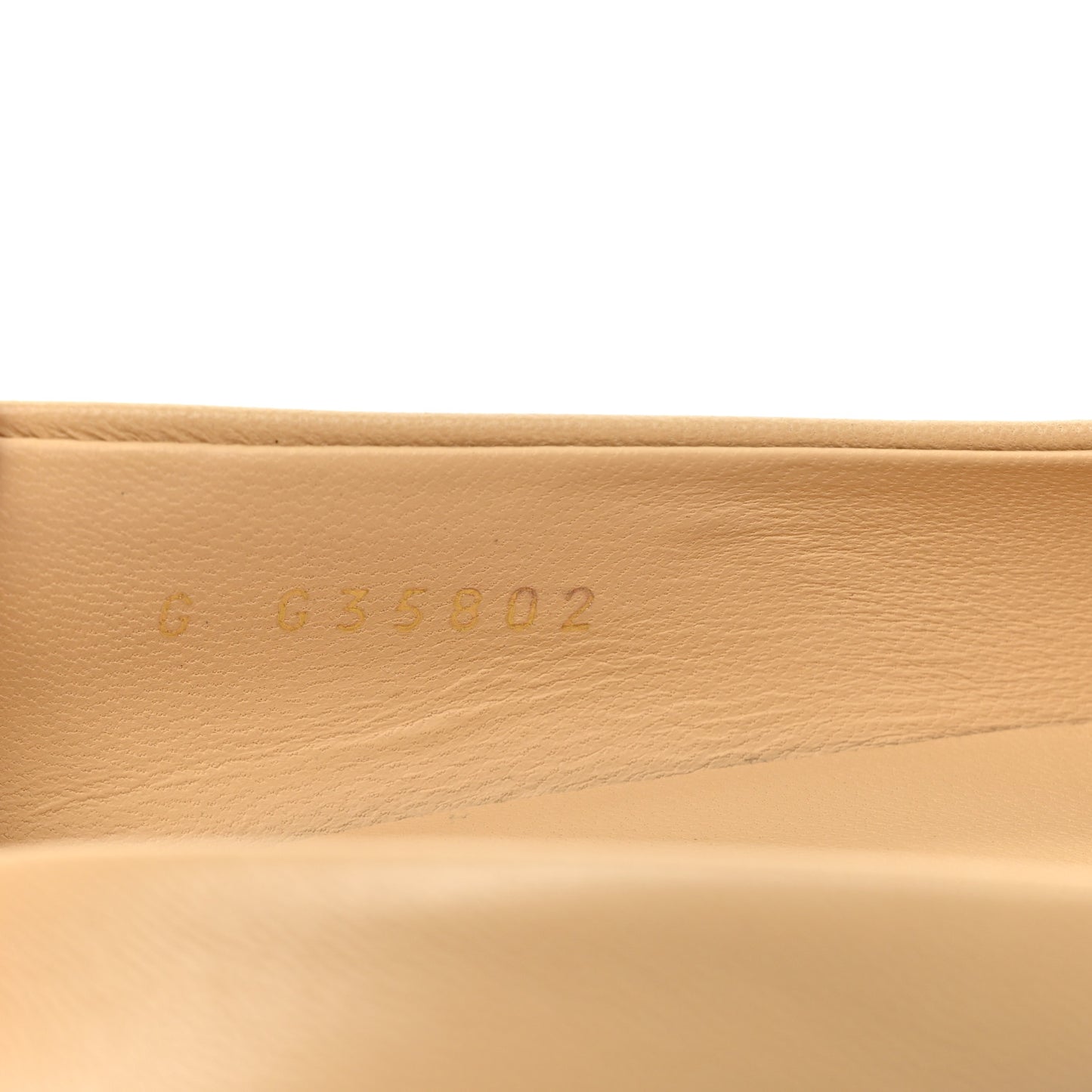 Lambskin Grosgrain Cap Toe CC Pumps 39 Beige Black