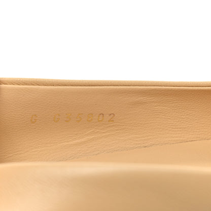 Chanel Lambskin Grosgrain Cap Toe CC Pumps 39 Beige Black 9 of 11