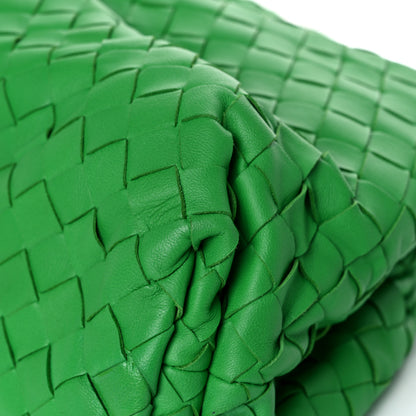 Bottega Veneta Nappa Maxi Intrecciato The Pouch Oversized Clutch Parakeet 11 of 12