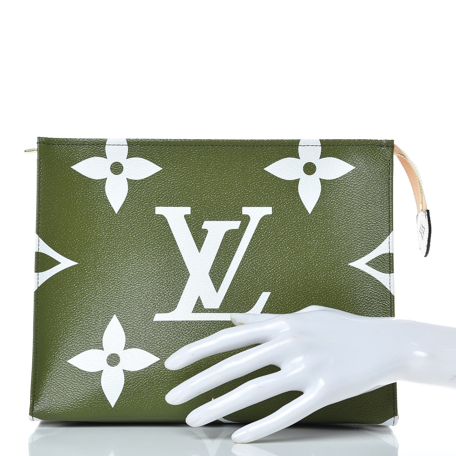 Louis Vuitton Monogram Giant Toiletry Pouch 26 Kaki 2 of 10