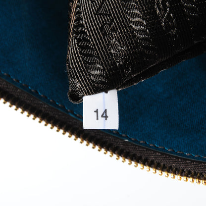 Prada Spazzolato Promenade Tote Pavone Fume 9 of 10