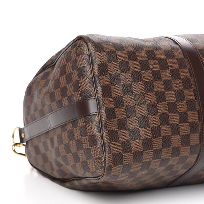 Louis Vuitton Damier Ebene Keepall Bandouliere 45 5 of 10