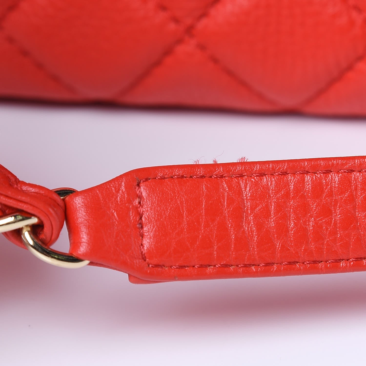Chanel Calfskin Quilted XXL Travel Flap Bag Red 12 of 12