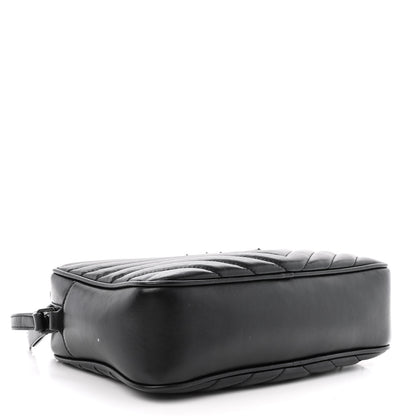 Saint Laurent Calfskin Matelasse Monogram Monochrome Lou Camera Bag Black Sold: 50 4 of 14