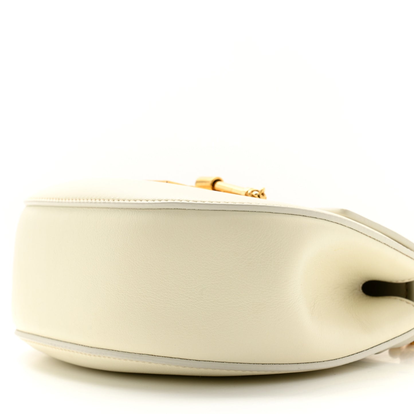 Calfskin Mini Drew Shoulder Bag White