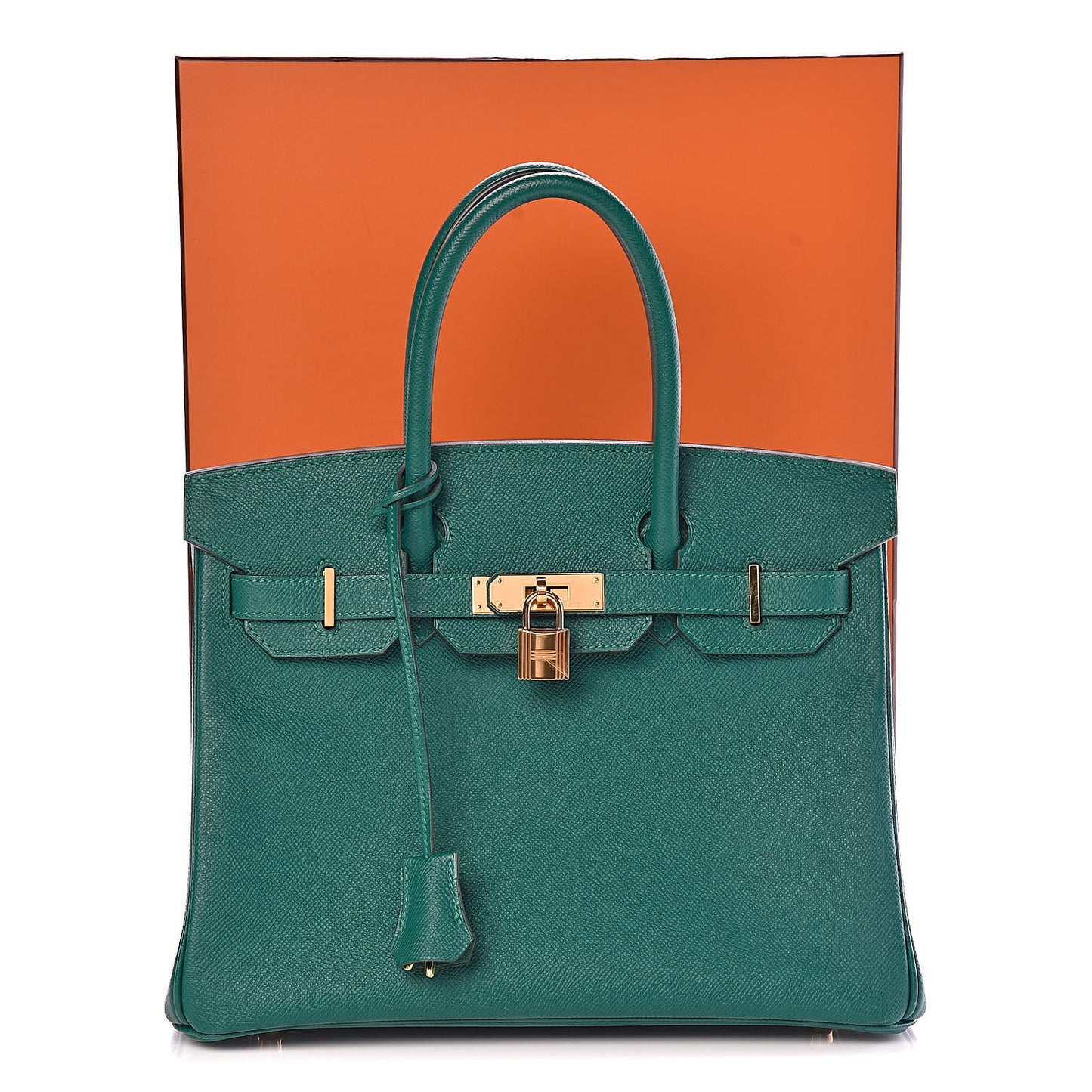 Epsom Birkin 30 Malachite
