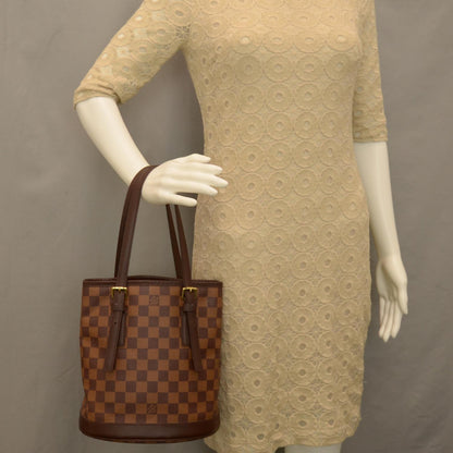 Louis Vuitton Damier Ebene Marais Bucket 23 2 of 8