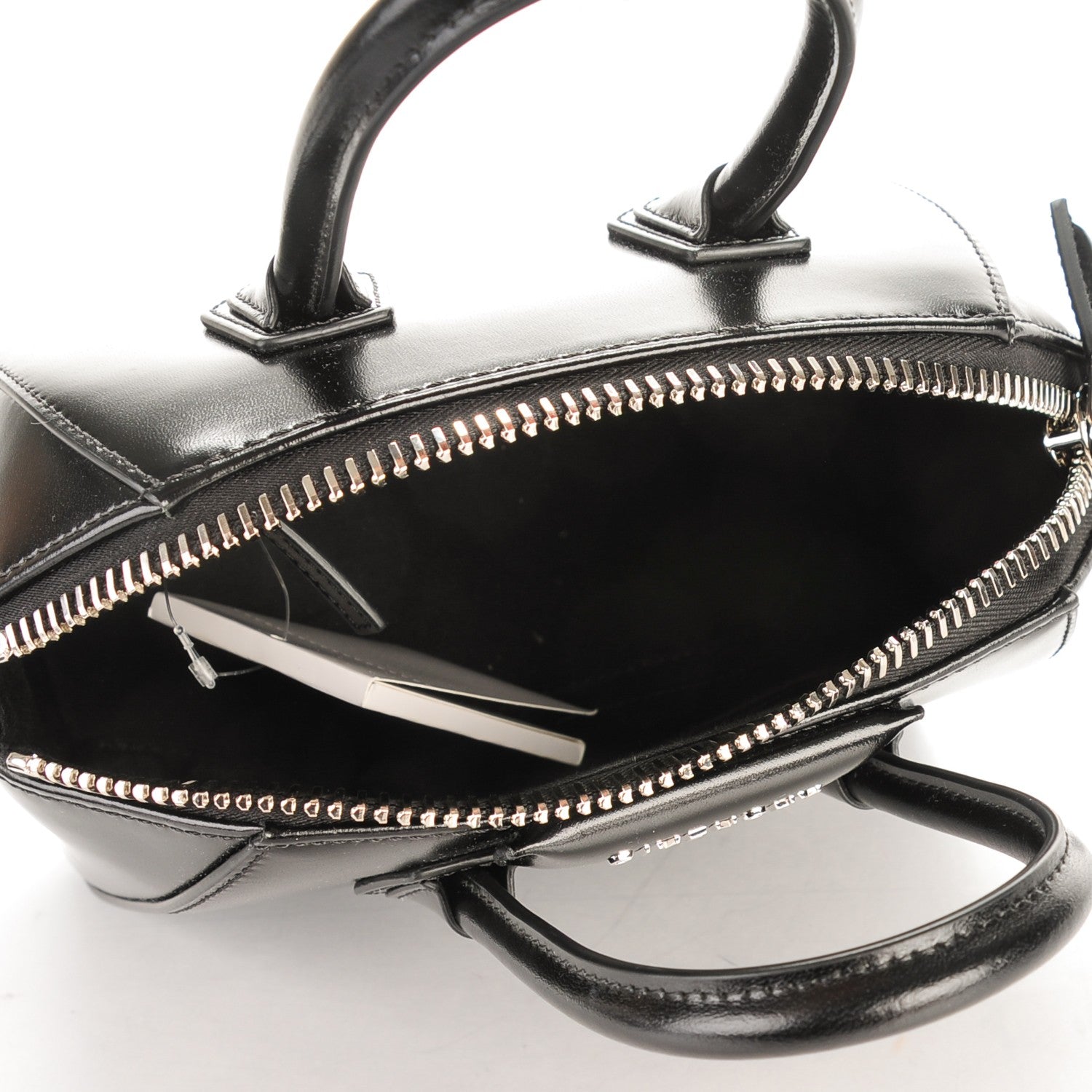 Givenchy Shiny Lord Calfskin Mini Antigona Black 5 of 7