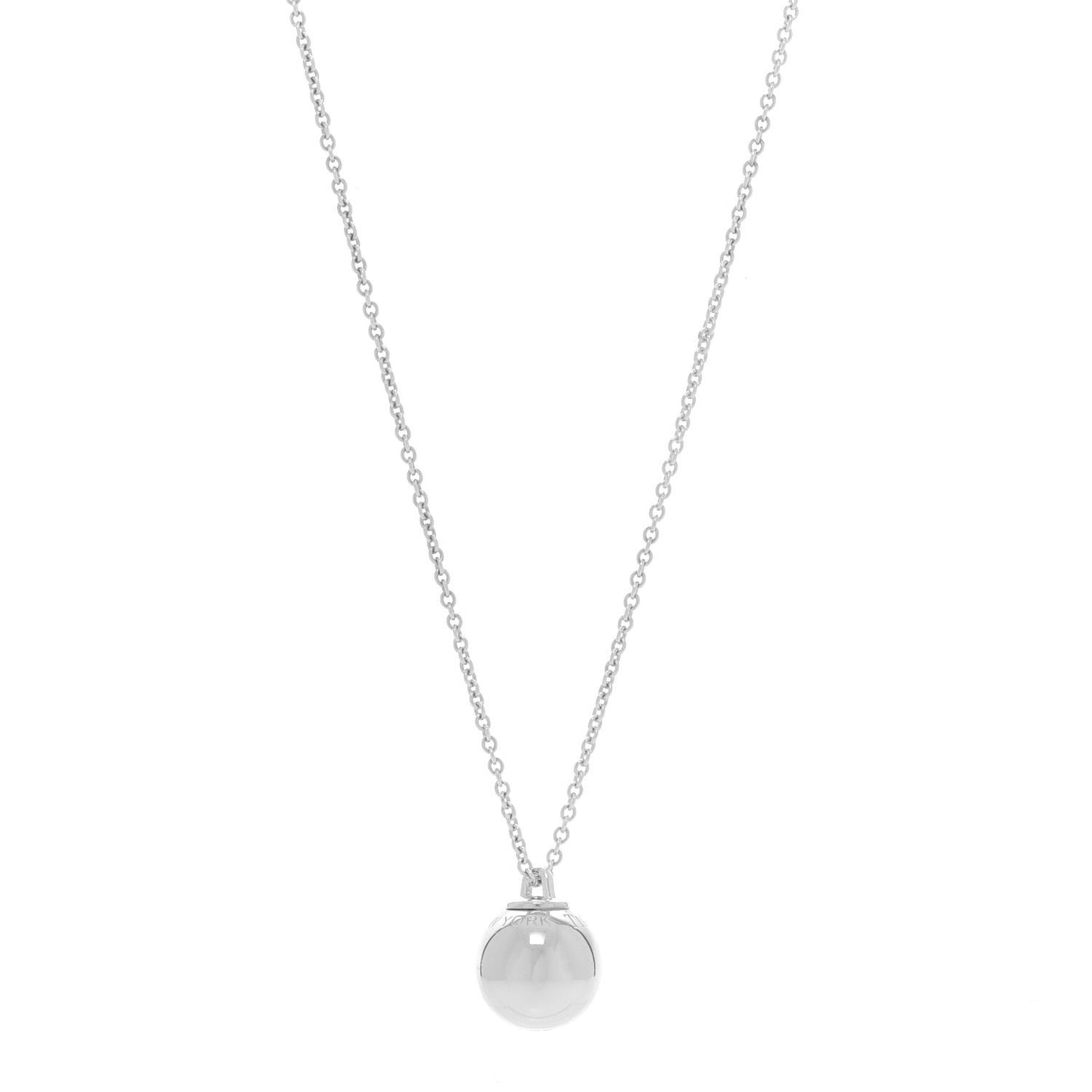 Sterling Silver 12.75mm HardWear Ball Pendant Necklace