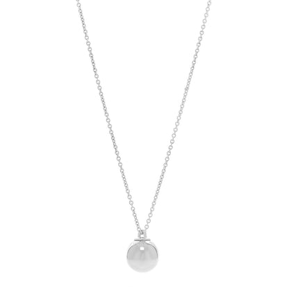 Tiffany Sterling Silver 12.75mm HardWear Ball Pendant Necklace 1 of 5