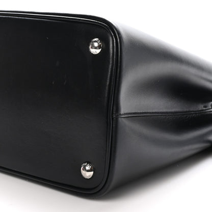 Prada City Calfskin Braided Medium Double Bag Black 9 of 9
