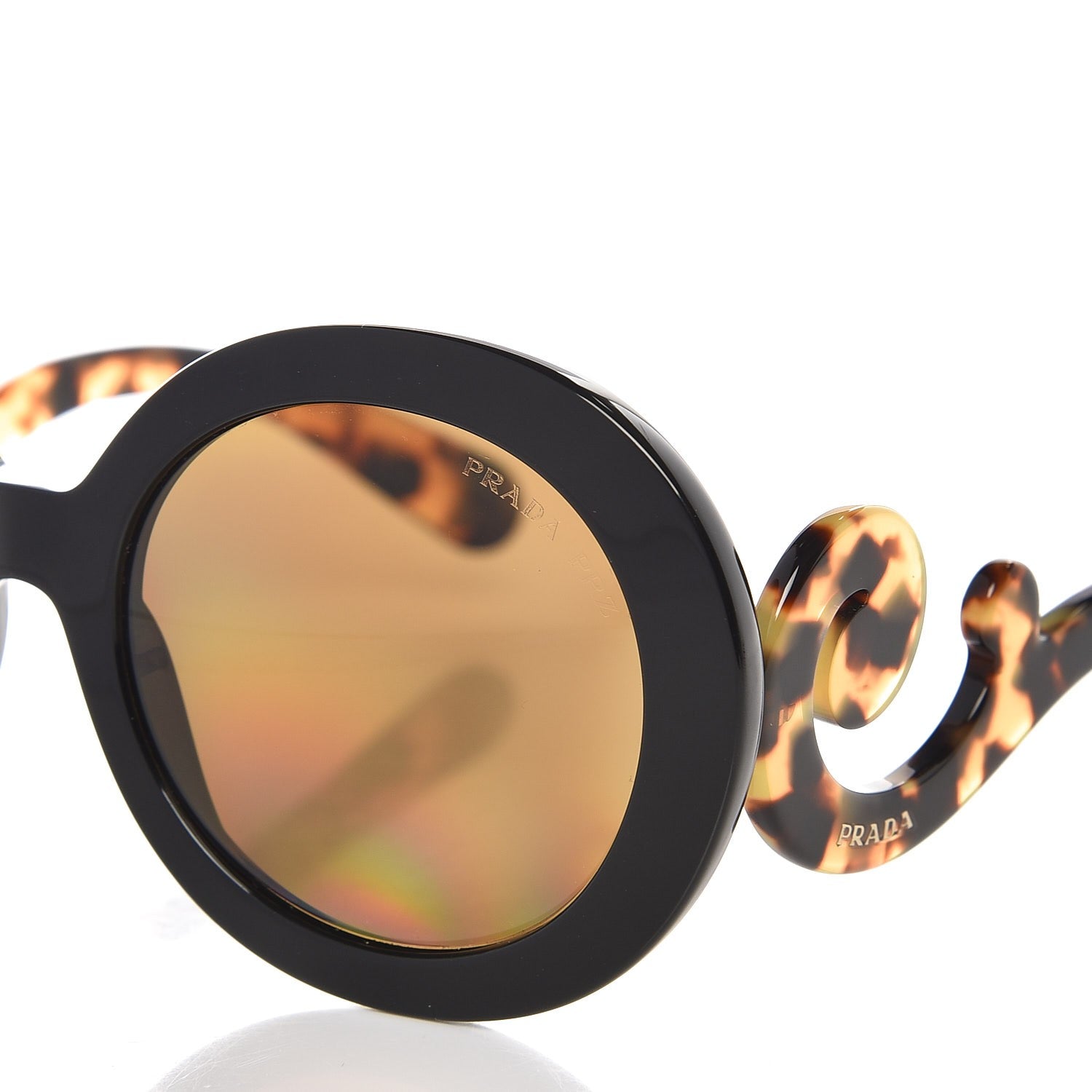 Prada Baroque Sunglasses SPR 27N Tortoise 7 of 8