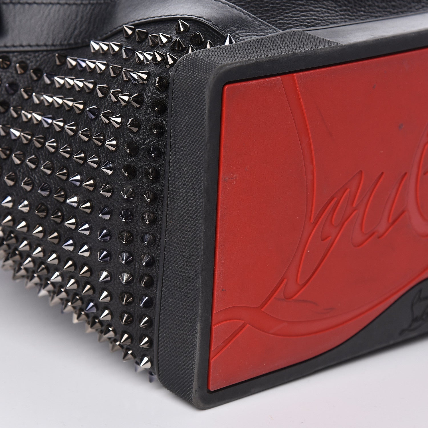 Christian Louboutin Calfskin Spiked Explorafunk Backpack Black 7 of 16