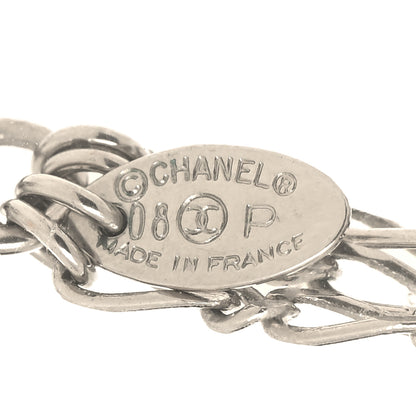 Chanel Pearl CC Charms Multi Strand Long Necklace Gold Silver 5 of 5