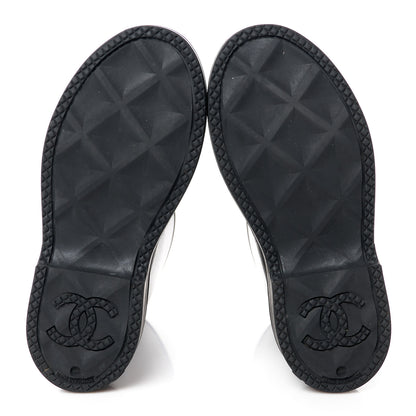 Chanel Caoutchouk CC High Boots 38 Black 5 of 11