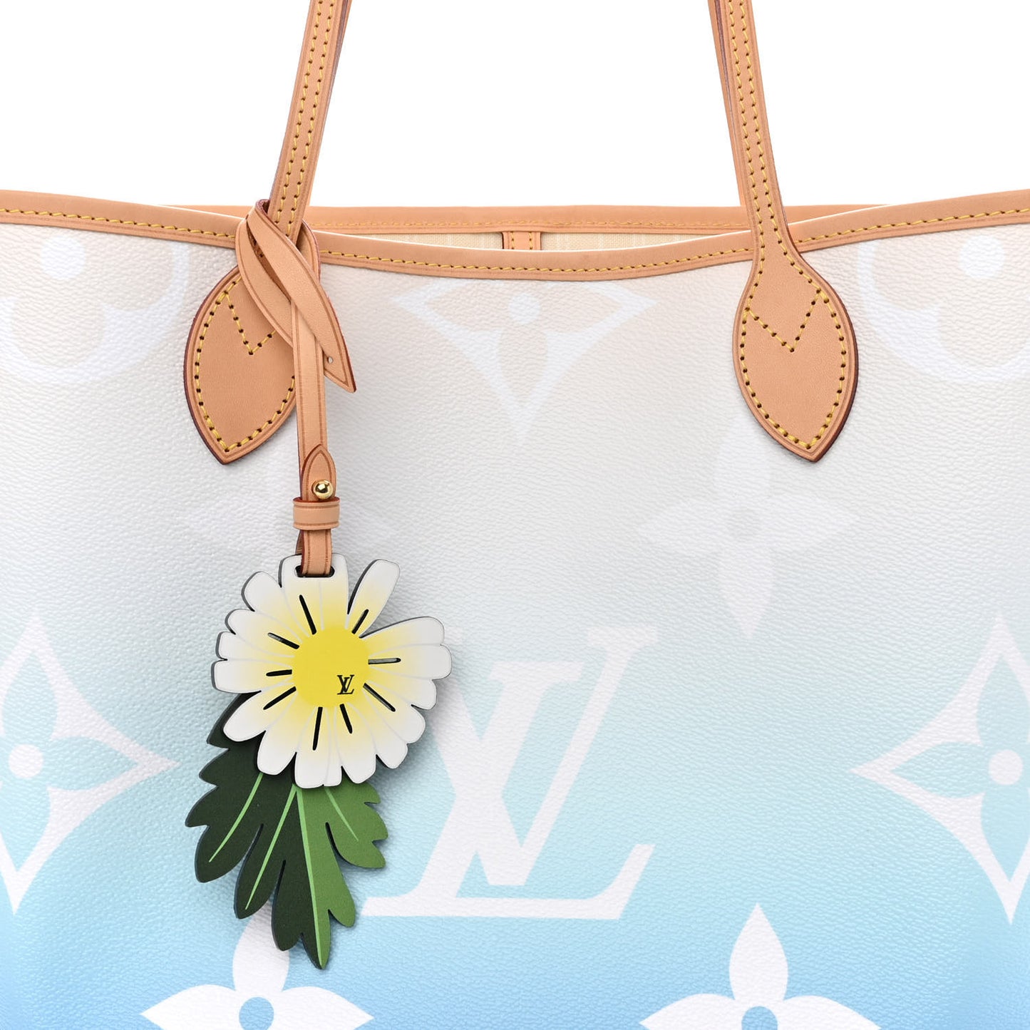 Monogram Giant By The Pool Neverfull MM Blue