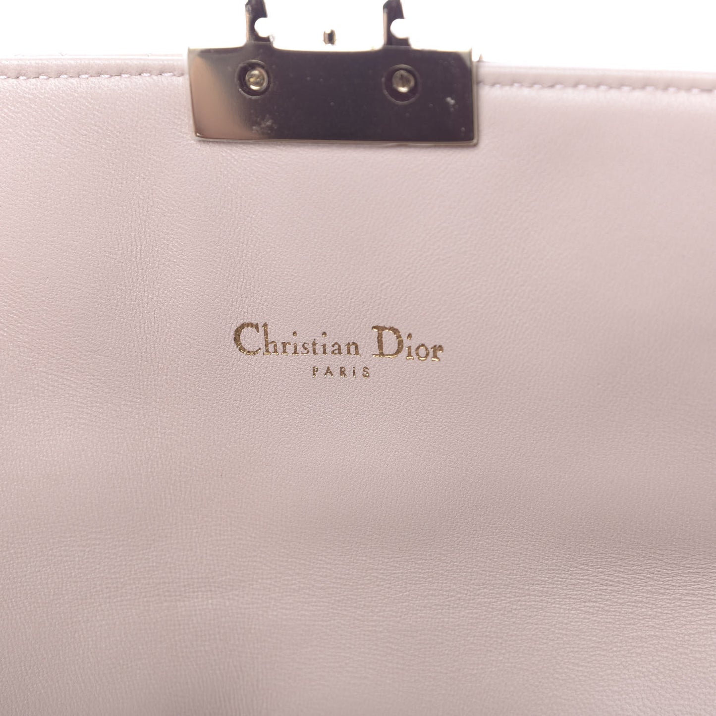 Lambskin Cannage Miss Dior Promenade Pouch Rose Poudre