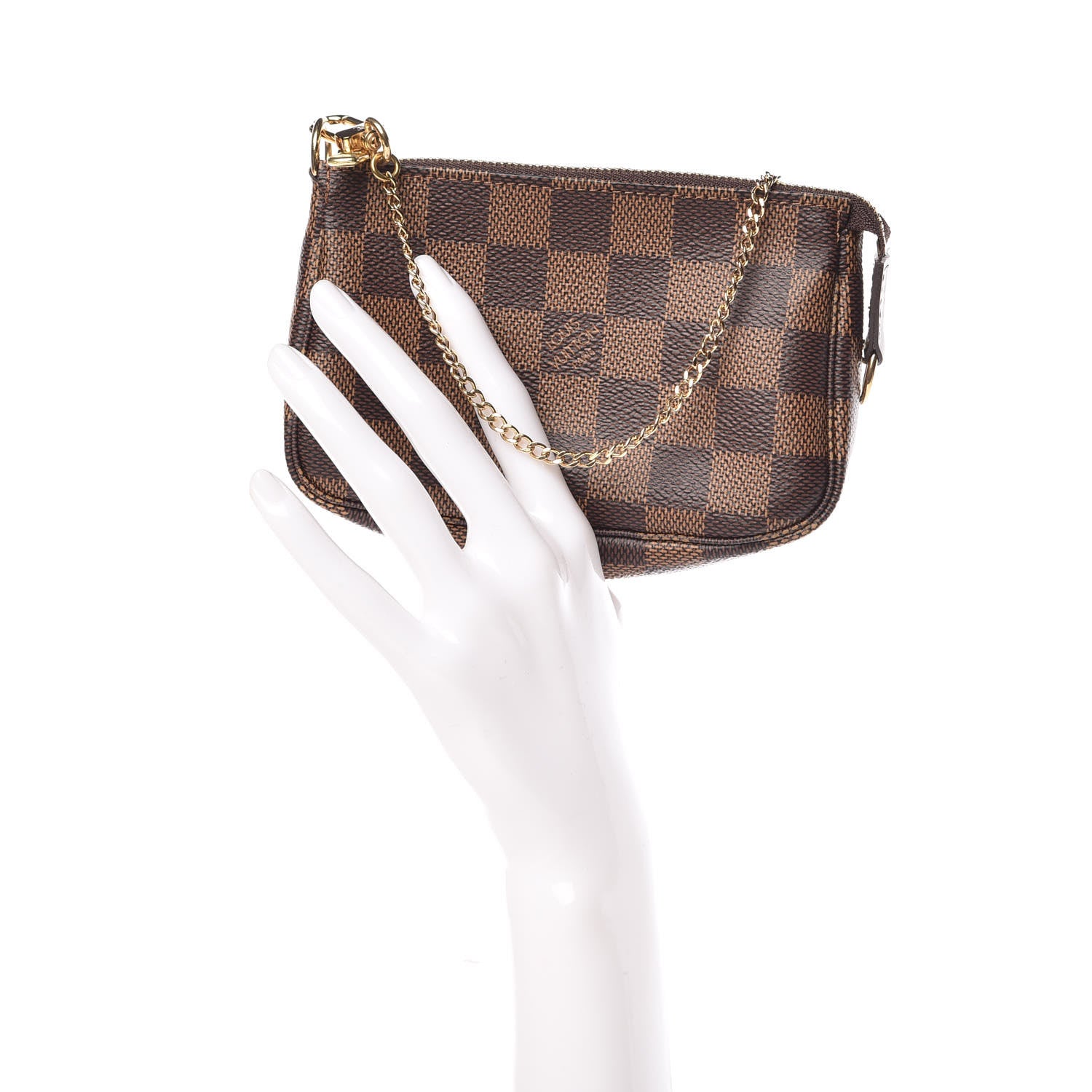 Louis Vuitton Damier Ebene Mini Pochette Accessories 2 of 10