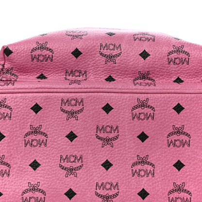 MCM Visetos Medium Side Studs Stark Backpack Pink 12 of 14