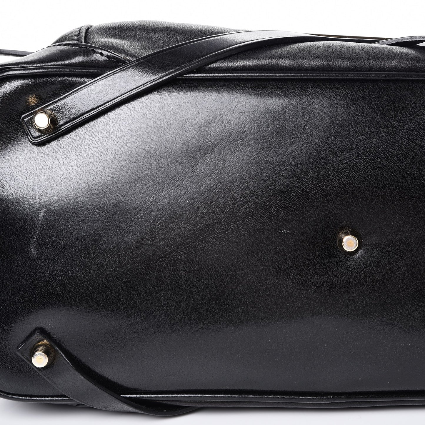 Lambskin Bridle Calfskin Medium Landscape Lynher Tote Black