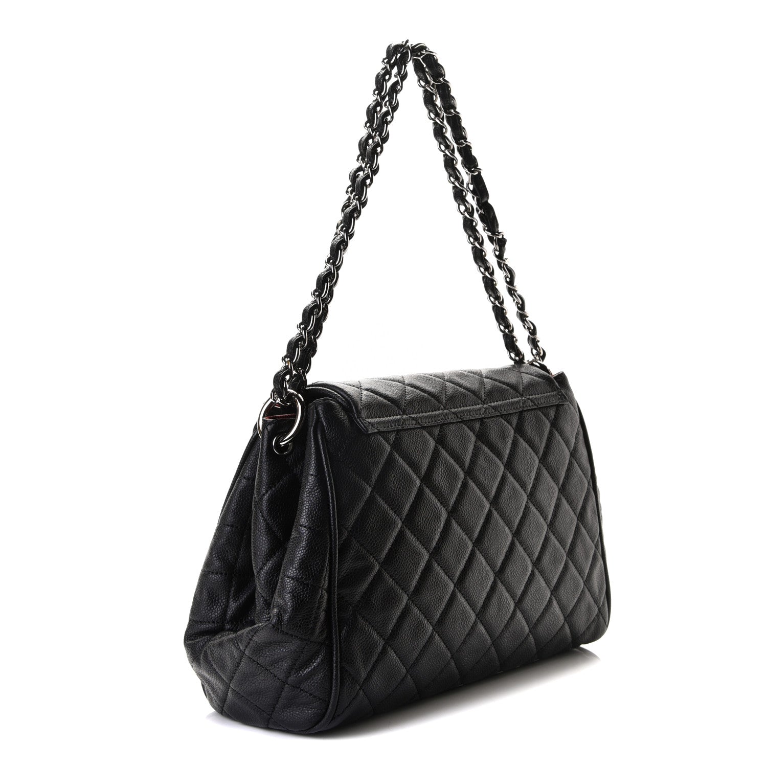 Chanel Caviar Quilted Timeless Accordion Flap Black 3 of 7