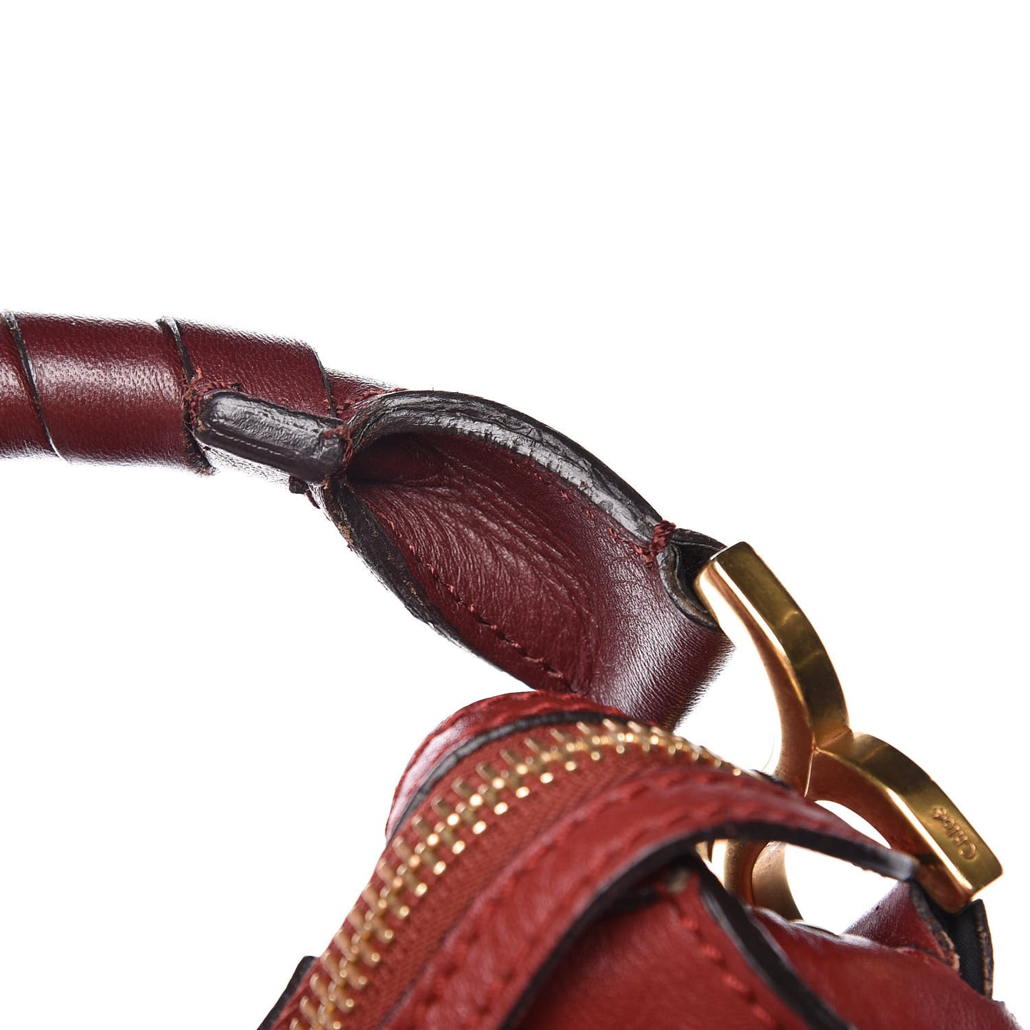 Calfskin Large Marcie Hobo Garnet