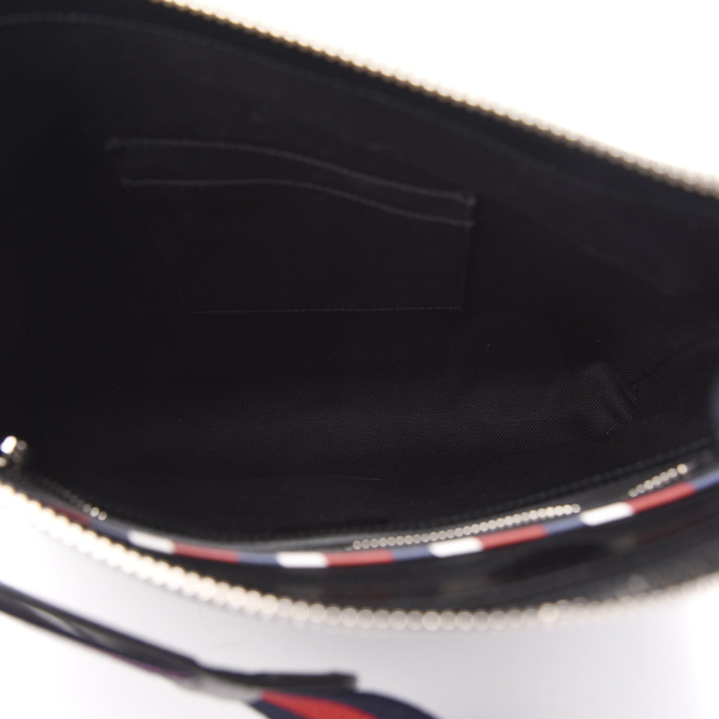 GG Supreme Monogram Night Courrier Flat Messenger Bag Black Multicolor
