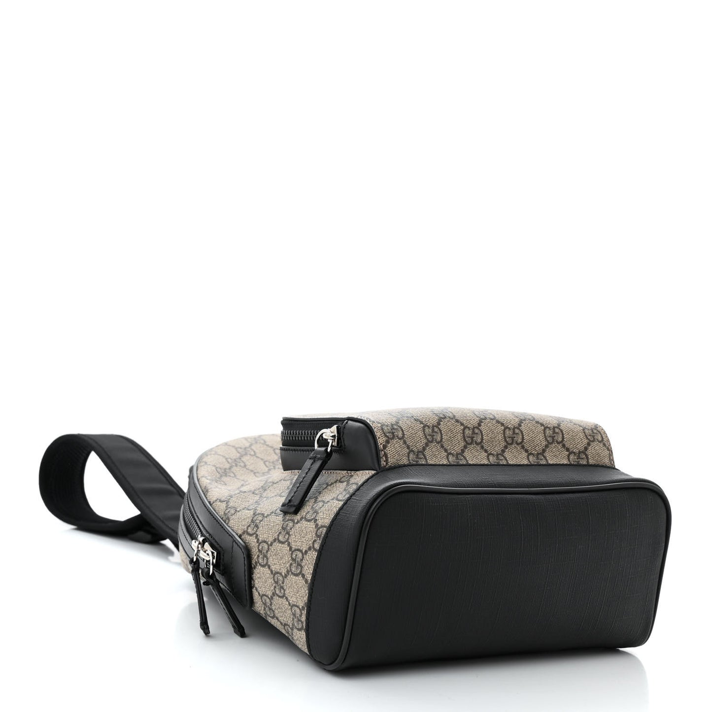 GG Supreme Monogram Small Eden Day Backpack Black