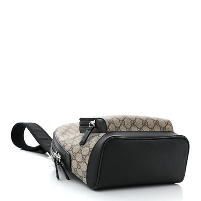 Gucci GG Supreme Monogram Small Eden Day Backpack Black 4 of 10