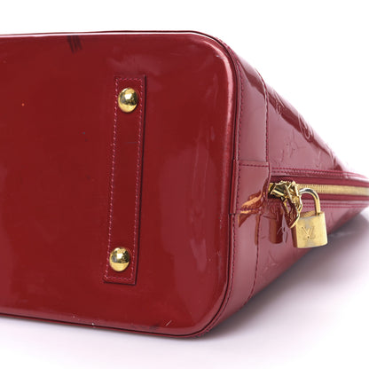 Louis Vuitton Vernis Alma MM Pomme D'Amour 8 of 8
