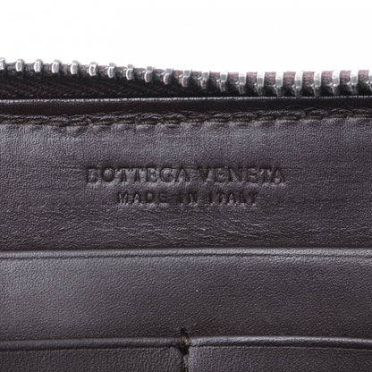 Bottega Veneta Nappa Intrecciato Zip Around Wallet Ebano 6 of 8