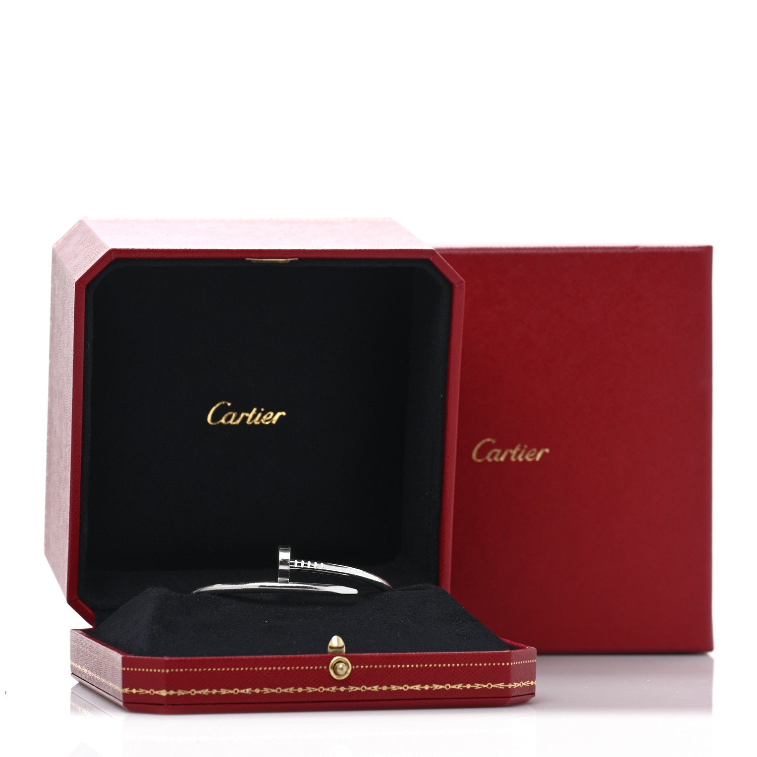 Cartier 18K White Gold Juste Un Clou Bracelet 16 5 of 5