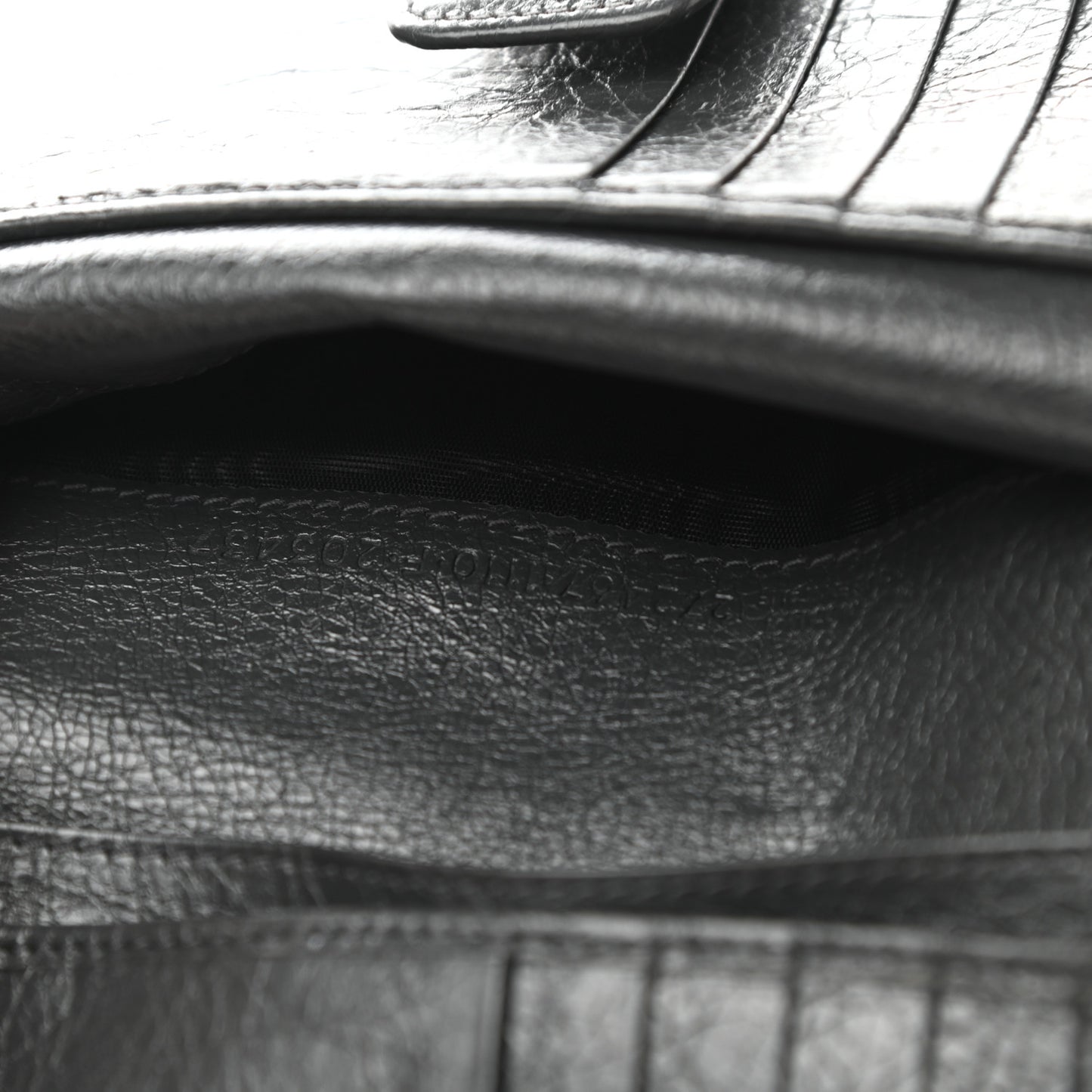 Agneau Classic Hardware Continental Zip Around Wallet Gris Fossile