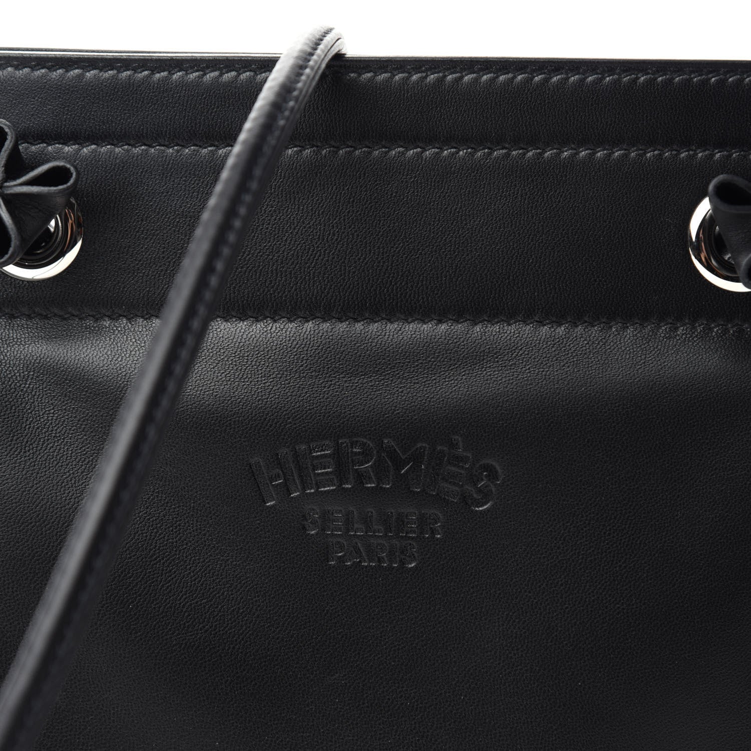 Hermes Milo Lambskin Swift Mini Aline Black 10 of 11