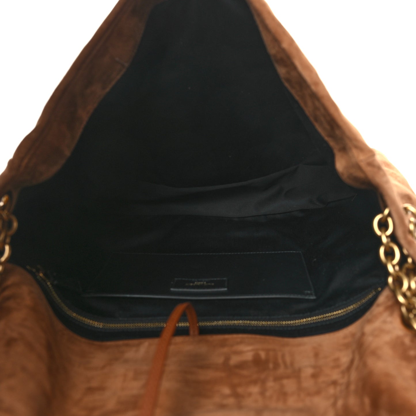 Suede Matelasse Monogram Large Jamie 4.3 Snuff