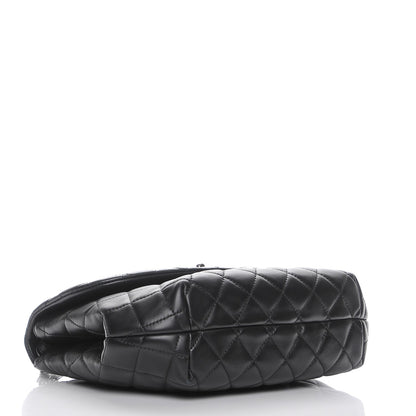 Chanel Lambskin Quilted Large Daily Supple Flap Black 4 of 9