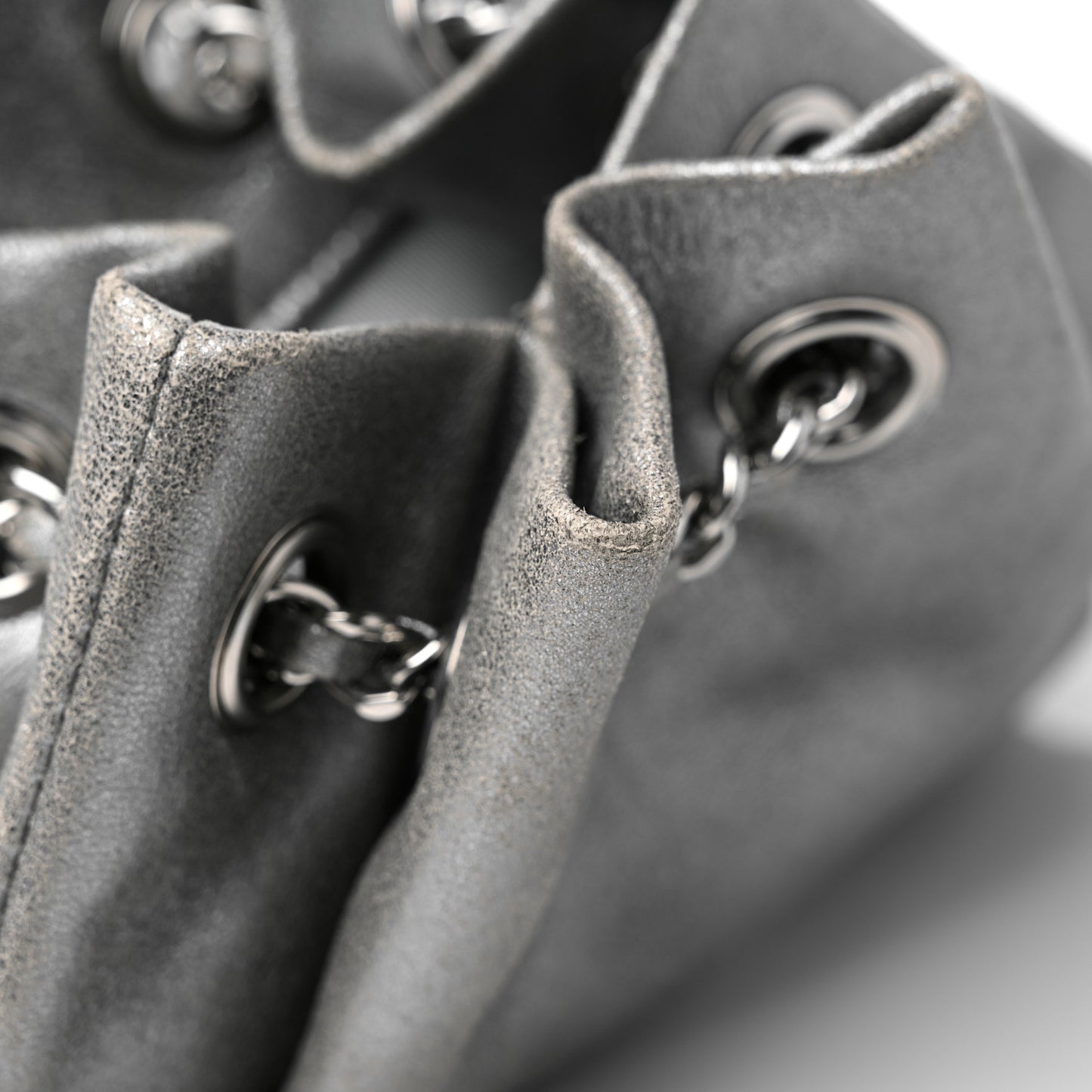 Metallic Lambskin Quilted Small In Seoul Backpack Silver