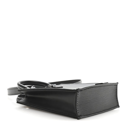 Louis Vuitton Epi Petit Sac Plat Black 4 of 10