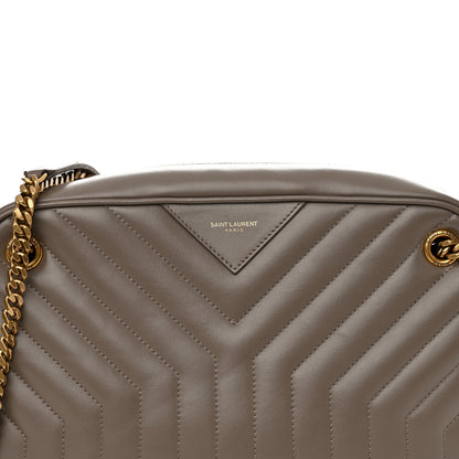Saint Laurent Calfskin Matelasse Joan Camera Bag Taupe 9 of 11