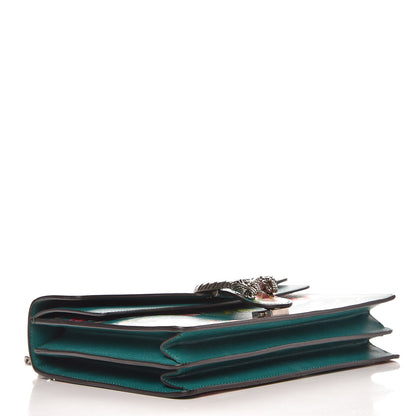 Gucci Calfskin Blooms Print Medium Dionysus Shoulder Bag Bright Emerald Multicolor 4 of 10