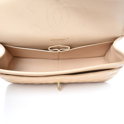 Chanel Caviar Quilted Jumbo Double Flap Beige Clair 5 of 9