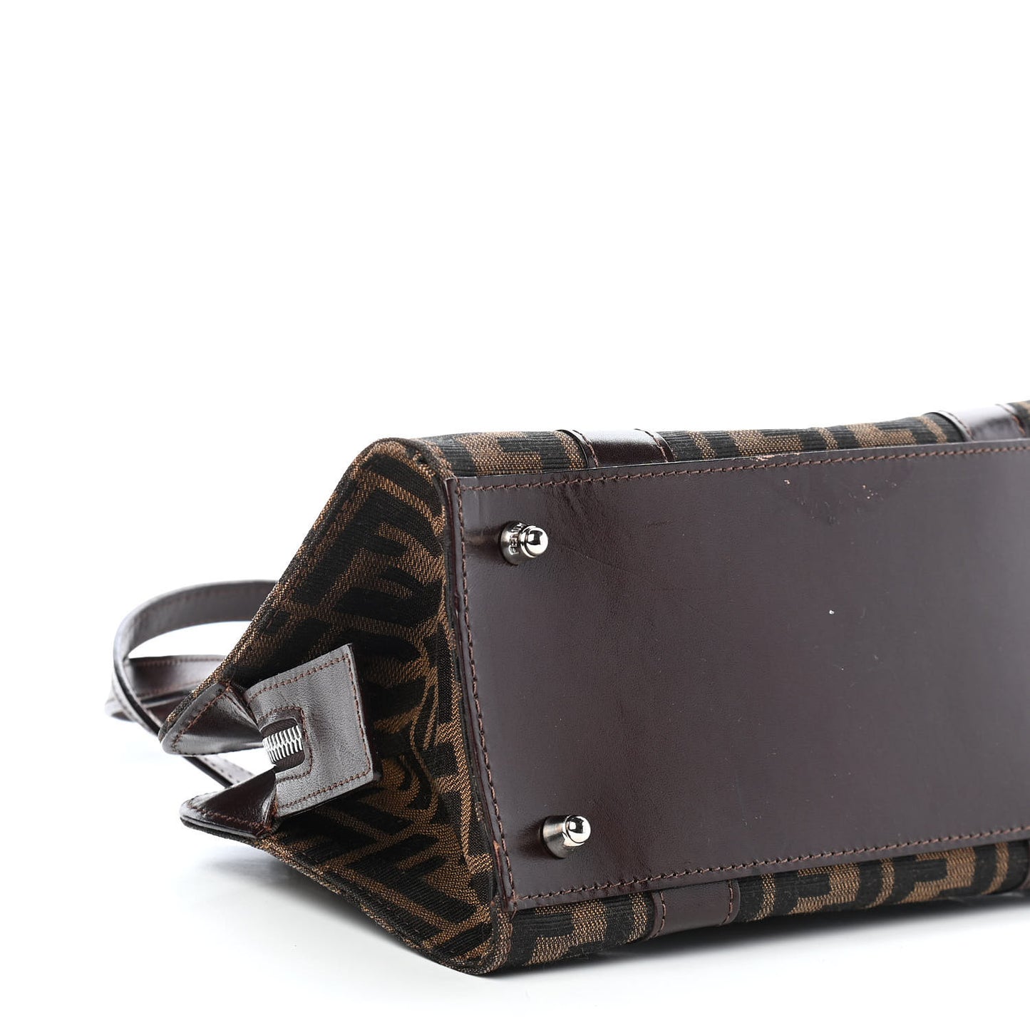 Zucca Top Handle Tote Tobacco