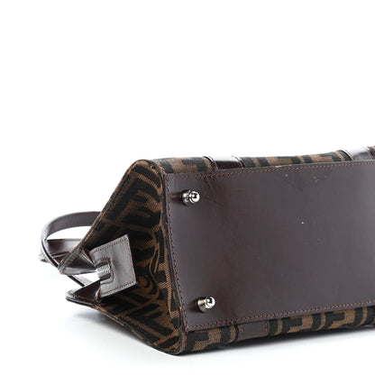 Fendi Zucca Top Handle Tote Tobacco 7 of 8