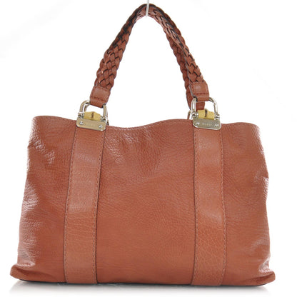 Gucci Leather Bamboo Bar Medium Tote Bag 1 of 8