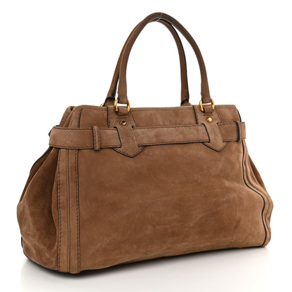 Gucci Suede Large GG Running Tote Brown 3 of 13