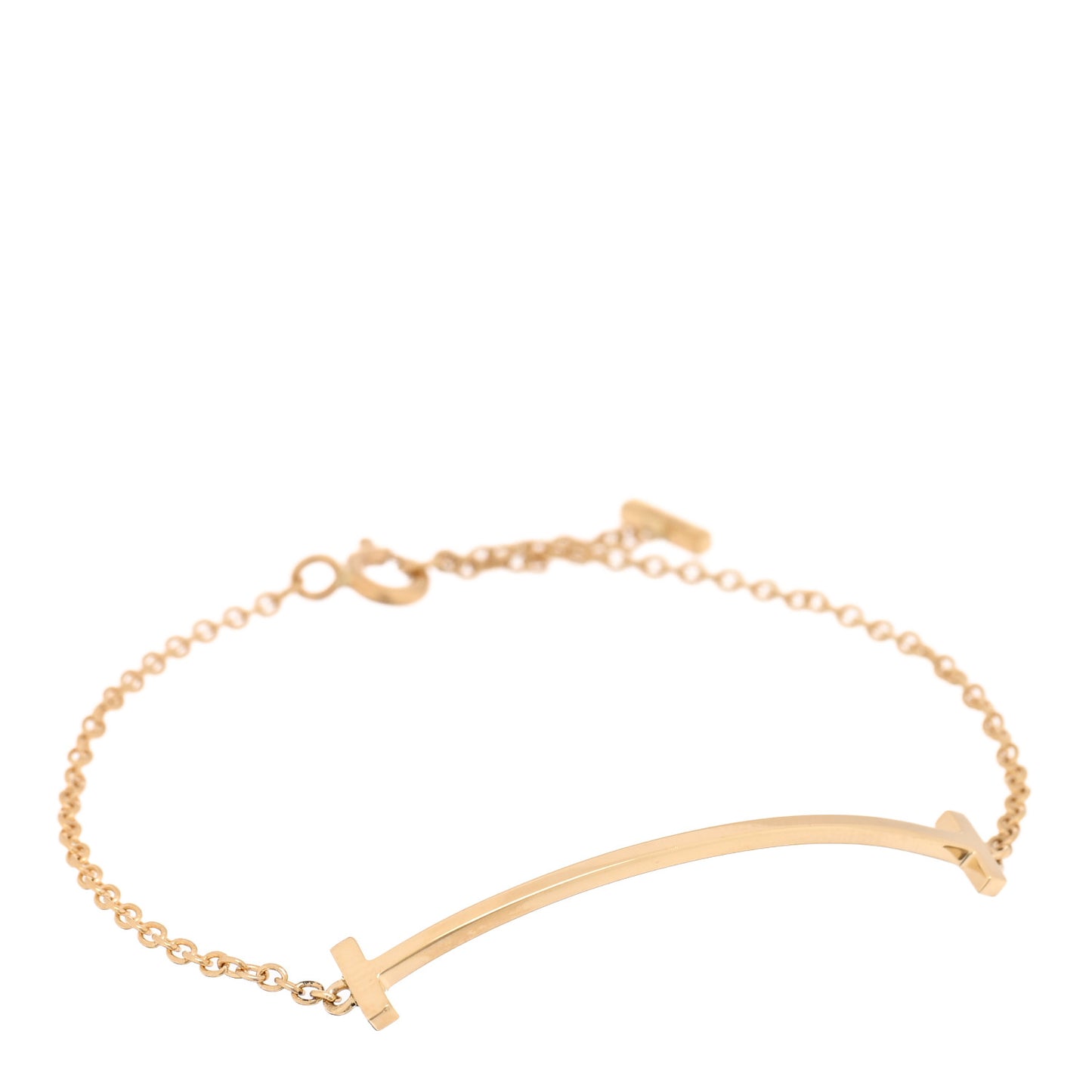 18K Yellow Gold T Smile Bracelet