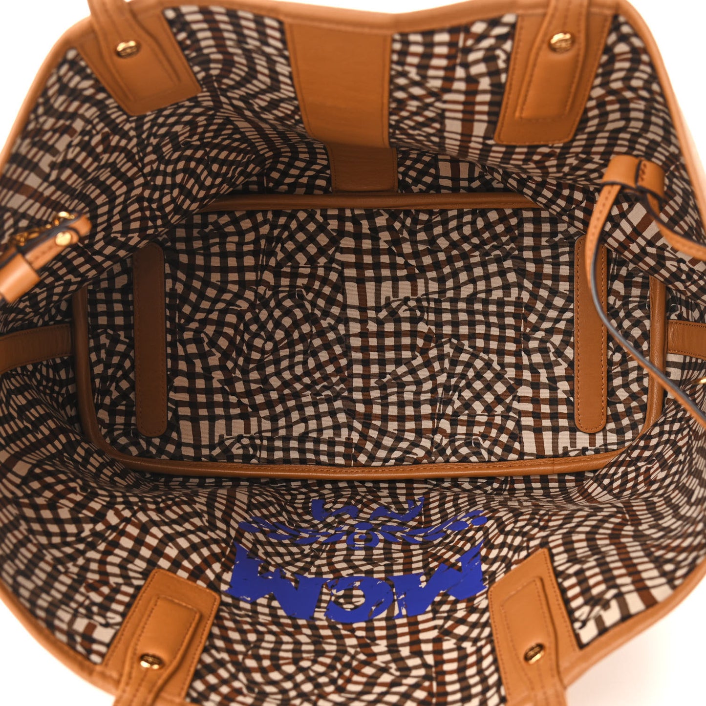 Visetos Medium Liz Reversible Shopper Tote Cognac